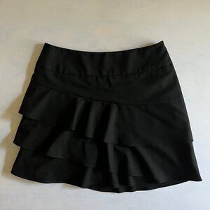 The Limited Black Tiered Mini Skirt